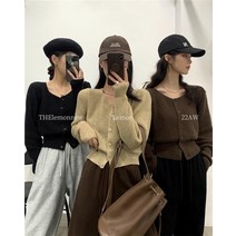 여성 꽈배기 연핑크 볼레로 초록 트위드 스팽클 아가일 교복 니트 가디건 레몬 부드러운 바람 부드러운 왁스 스웨터 재킷 가을