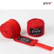 ZTTY면 킥 복싱 랩 붕대 남성용 산다 태권도 무에타이 권투 MMA 손목 스트랩 장비 1 쌍, ZTTY Red+3M