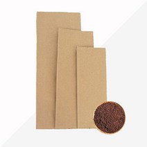 팩스타 줄무늬 크라프트 커피봉투 M방 (아로마밸브), 25장, 200g