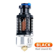 가정용 교육용 3D프린터 3D 프린터 레드 리자드 K1 V6 Hotend 바이메탈 조립 도, Black Brass