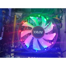 cpu led쿨러 1155 1156 인텔시피유쿨러LED RGV 무지개 5가지, YC-700LED RGV무지개 3PIN