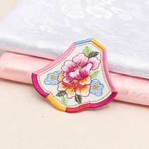 쏘잉스 32-577 한복용 무지개 패치 자수장식 C60