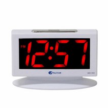 아남시계 탁상시계 디지털 전자시계 HD850, 화이트