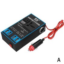 시거잭 인버터 차량용 DC 12V 24V AC 220V 자동차 휴대용 USB 자동 전원 어댑터 4 포트 빠른 충전 소켓 Universial, [01] A