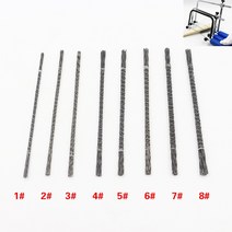 12PC DIY 목공 톱 스크롤 블레이드 코핑 금속 도구 130mm 크기 1-8