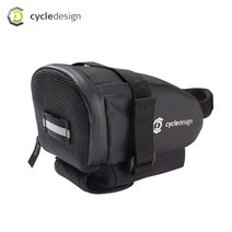 사이클디자인 풀방수 안장가방, 블랙