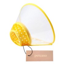 강아지 위생적인 PVC 여름용 넥카라 세척 탈착용 간편한 의료용 회복용 경량