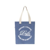 [가방팝] [드라이프]DOT MARKET BAG-BLUE 에코백
