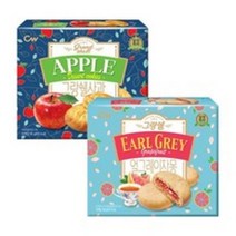 청우식품 그랑쉘 얼그레이자몽 190g+그랑쉘 사과 195g(총2개), 19set