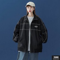 가바바 여성 빅사이즈 바람막이 카라로 단정해 보이는 느낌의 아우터 G70565
