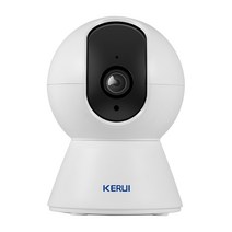 CCTV 방범 보안 감시 IP 카메라 현관 문 스마트폰 가정용 매장 무선 초소형 펫 씨씨티비 Kerui 1080p tuya 스마트 미니 와이파이 ip 실내 홈 cctv 2mp, 미국 플러그