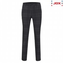 [JDX골프스포츠] [JDX] 남성 변형 체크 패턴 쌍입술 팬츠_X2RFPTM10-DG