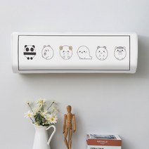 특대 2벽걸이 에어컨 커버 덮개 보관 창문형 lg 삼성 캐리어 휘센 무풍 엘지 귀여운 캐릭터 겨울 차양막 방