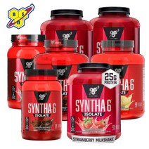 BSN 신타6 아이솔레이트 WPI 프로틴 단백질 초코 스트로베리 바닐라 피넛 버터 쿠키, 스트로베리 밀크쉐이크 912g