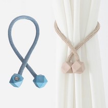 달자샵 다각볼 커튼 묶는끈 자석볼 4개입, 그레이