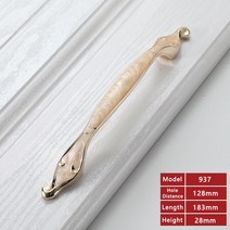 보트수리 WV 옐로우 골드 앰버 손잡이 96MM 128MM 서랍 주방 찬장 문 목가적 인 유럽 당김 가구 하드웨어, 12 937-128mm