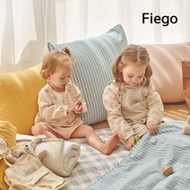 플레이매트 유아 원형매트 사각매트 (사이즈컬러 택1), 스트라이프(블루)