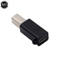 비트메이커 작곡 편곡용 디제잉유형 C-USB BScanner 변환기 어댑터 여성용 남성용 프린터 MIDI 컨트롤러 피, 02 Grey