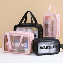 워시백3종 여행용파우치 다용도파우치 투명비치백 방수파우치