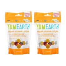 야미얼스 유기농 비타민C 드롭스 93g 2개 메가도스 비타민 씨 시 아스코르 브산 빈산 고함량