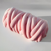 자이언트얀 망고실 가방 뜨개실, 벨벳라인_파우더핑크 1kg, 1개