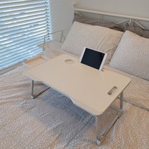 톰박스 베드테이블 접이식 침대 책상 베드, 화이트