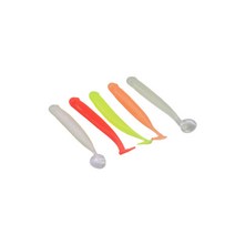 하하 야광 갈치웜 소프트베이트 볼락 농어 배스, 2.5인치 펄화이트