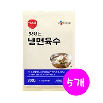 식품 재료 이즈웰 냉면 육수 300g X5개 양념장 즉석 조미육수/냉면육수/냉면/냉면재료/즉석식품분식재료/식자재/식당용/업소용/식당, 단일 수량