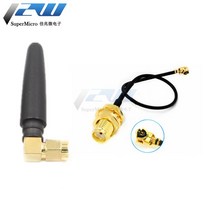 433MHz 안테나 + IPEX IPX ufl. 피그 테일 케이블 1.13 Lora Lorawan 3dbi GSM 안테나 433 MHz 지향성 안테, 01 1 set