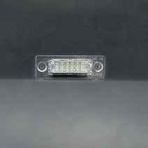 LED 자동차 라이센스 번호판 라이트 램프 오류 없음 폭스바겐 투란 골프 캐디 제타 MK5 T5 파사트 시무인트 SKODA 수퍼브 12V, [01] L side