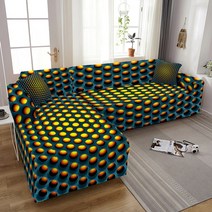 소파커버 쇼파 sofa cover 천갈이 덮개 조정 가능한 기하학 거실 용 탄성 라운지, 패턴 10, 2인승(145-185cm)
