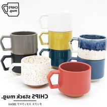 [이라운드몰]CHIPS 미노야키 스탁 머그컵 280ml 12종 택1, 옵션선택, SOLID 화이트