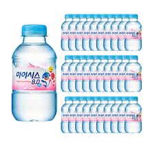 제트스카이 롯데 아이시스 생수, 200ml, 80병