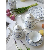 쯔비벨무스터 인디고블루 티팟 세트, 티포트 소