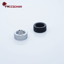 커스텀수냉 pc 쿨러 게이밍 FREEZEMOD-컴퓨터 Pc 워터 쿨러 피팅 배수 밸브 이중 내부 톱니 G1/4 스톱 FM-, 02 Black