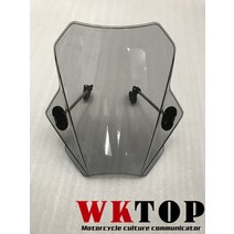 스즈키 GSX-S1000 SV650 SV1000 용 YAMAHA XJR1200 범용 오토바이 윈드 실드 스크린 디플렉터 추가, 02 Light grey