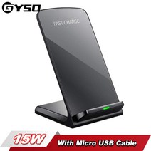 무선충전기 40W Fast Qi Wireless Charger Stand For iPhone 13 12 11 Pro Max 8 Plus Xiaomi Samsung S8 C, 07 15W Black, 1개