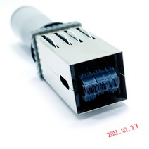 생산일자 날짜도장 스탬프 계 유통기한 라벨 날인기, 중형 18x4mm