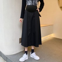 임부복 봄가을 스커트 캐주얼 코디 미디 정장 스커트