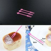 일회용 과일 다과 주방 위생 디저트 미니 티포크 1000매
