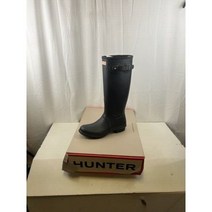헌터 레인부츠 Hunter 여성 Black Rubber Original Tall Rain Boots Size 9