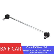 baificar 브랜드 뉴 프론트 안티 롤 바 스태빌라이저 링크 508769 508768 for peugeot 301 207 cc sw 208 vti citroen c3, 앞 왼쪽