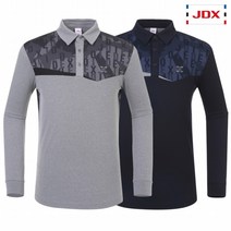 [JDX골프스포츠] [JDX] 남성 앞상단 까뮤 패턴 MIX 카라티셔츠 2종 택 1-X1RFTLM04