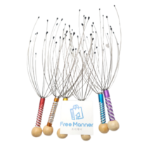 머르가즘 휴대용 간편 머리 두피 마사지기 색상랜덤, 랜덤 색상, 5개