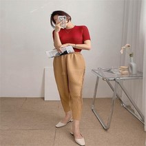 옷자락 [옷자락] 여자 배기핏 11컬러 원마일 팬츠 바지