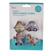 기타 SM)미니 쿠키 커터 패밀리 4p (812610), 상세페이지 참조, 상세페이지 참조