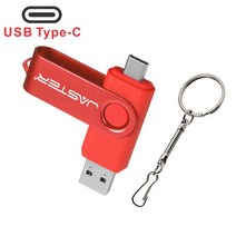 JASTER 고속 USB Flash Drive 2.0 4 기가바이트 8 16 32 64 128 TYPE-C 2 in 1 펜 비즈니스 affairs 방수 P, 04 빨간_03 16GB