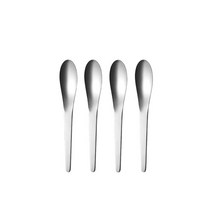 (정식매장판H) GEORG JENSEN 조지 젠슨 아르네 야콥센 디저트 스푼 4피스 그레이, F