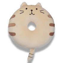 부끄부끄냥이 회음부 꼬리뼈 도넛방석, 베이지