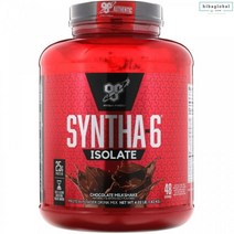 BSN 신타6 아이솔레이트 프로틴 단백질쉐이크 필수아미노산 EAA 초코 밀크셰이크 1.82kg 단백질 25g